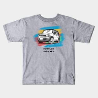 Suzuki hustler tough wild Kids T-Shirt